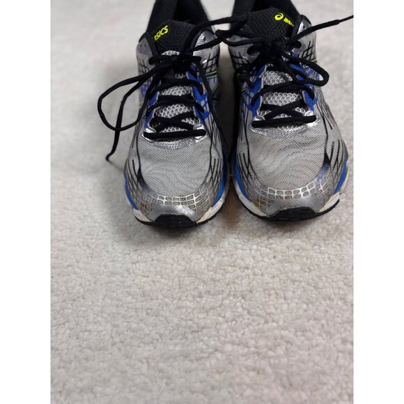 Asics Gel-Nimbus 18 Mens Running Shoes Size 11 Gray & Blue - Picture 3 of 10